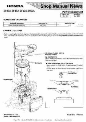 Honda BF35A-BF45A Outboard Motors Shop Manual., Page 259