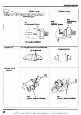 Honda BF35A-BF45A Outboard Motors Shop Manual., Page 272