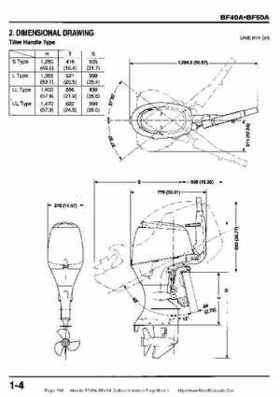 Honda BF35A-BF45A Outboard Motors Shop Manual., Page 280
