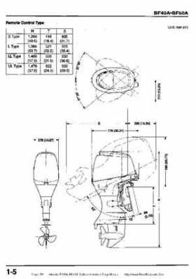 Honda BF35A-BF45A Outboard Motors Shop Manual., Page 281
