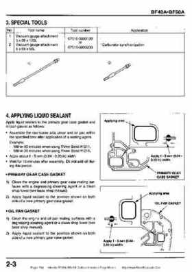 Honda BF35A-BF45A Outboard Motors Shop Manual., Page 284