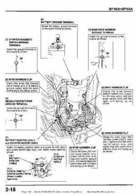 Honda BF35A-BF45A Outboard Motors Shop Manual., Page 299