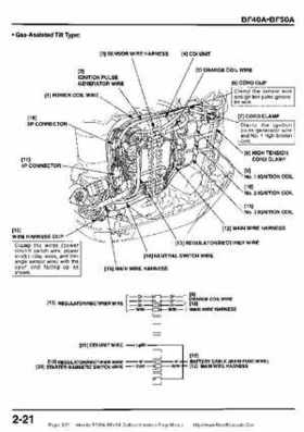 Honda BF35A-BF45A Outboard Motors Shop Manual., Page 302