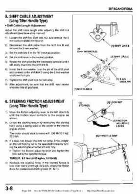 Honda BF35A-BF45A Outboard Motors Shop Manual., Page 318
