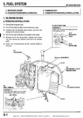 Honda BF35A-BF45A Outboard Motors Shop Manual., Page 319