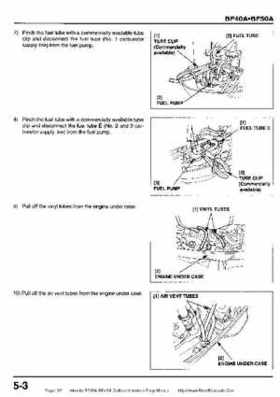 Honda BF35A-BF45A Outboard Motors Shop Manual., Page 321