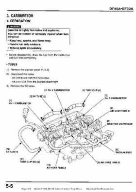 Honda BF35A-BF45A Outboard Motors Shop Manual., Page 323