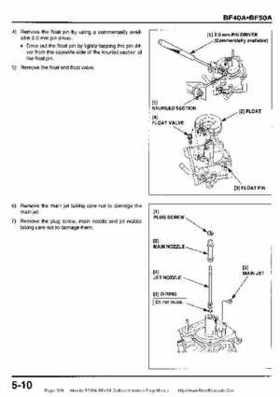 Honda BF35A-BF45A Outboard Motors Shop Manual., Page 328