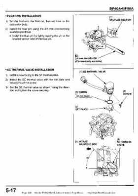 Honda BF35A-BF45A Outboard Motors Shop Manual., Page 335