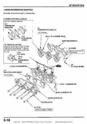 Honda BF35A-BF45A Outboard Motors Shop Manual., Page 336
