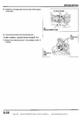 Honda BF35A-BF45A Outboard Motors Shop Manual., Page 342