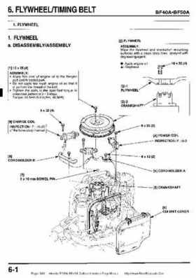 Honda BF35A-BF45A Outboard Motors Shop Manual., Page 343