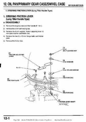 Honda BF35A-BF45A Outboard Motors Shop Manual., Page 344