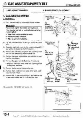 Honda BF35A-BF45A Outboard Motors Shop Manual., Page 347