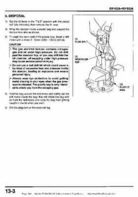Honda BF35A-BF45A Outboard Motors Shop Manual., Page 349