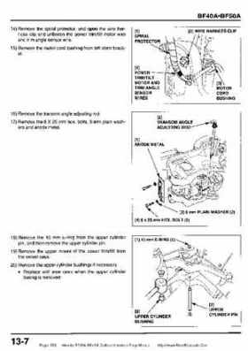 Honda BF35A-BF45A Outboard Motors Shop Manual., Page 353