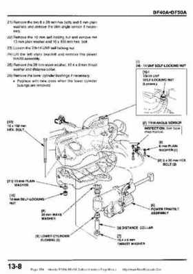 Honda BF35A-BF45A Outboard Motors Shop Manual., Page 354