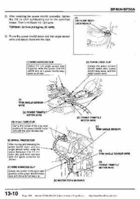 Honda BF35A-BF45A Outboard Motors Shop Manual., Page 356