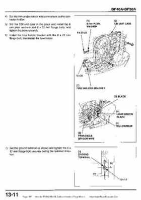 Honda BF35A-BF45A Outboard Motors Shop Manual., Page 357