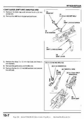 Honda BF35A-BF45A Outboard Motors Shop Manual., Page 364