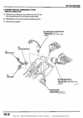 Honda BF35A-BF45A Outboard Motors Shop Manual., Page 366