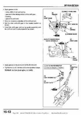 Honda BF35A-BF45A Outboard Motors Shop Manual., Page 369