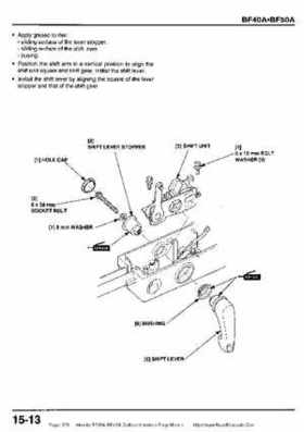Honda BF35A-BF45A Outboard Motors Shop Manual., Page 370