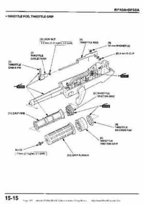 Honda BF35A-BF45A Outboard Motors Shop Manual., Page 372