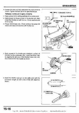 Honda BF35A-BF45A Outboard Motors Shop Manual., Page 373