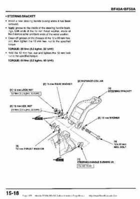 Honda BF35A-BF45A Outboard Motors Shop Manual., Page 375