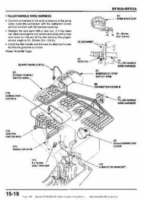 Honda BF35A-BF45A Outboard Motors Shop Manual., Page 376