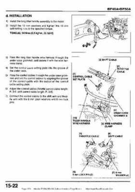 Honda BF35A-BF45A Outboard Motors Shop Manual., Page 379