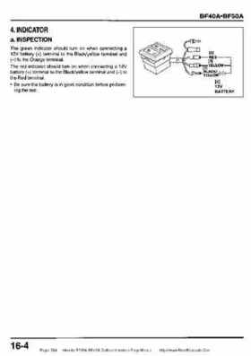 Honda BF35A-BF45A Outboard Motors Shop Manual., Page 384
