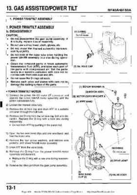 Honda BF35A-BF45A Outboard Motors Shop Manual., Page 400