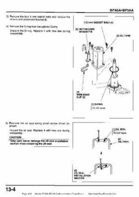Honda BF35A-BF45A Outboard Motors Shop Manual., Page 403