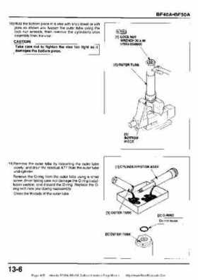 Honda BF35A-BF45A Outboard Motors Shop Manual., Page 405