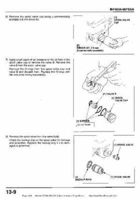 Honda BF35A-BF45A Outboard Motors Shop Manual., Page 408