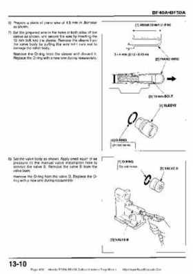 Honda BF35A-BF45A Outboard Motors Shop Manual., Page 409