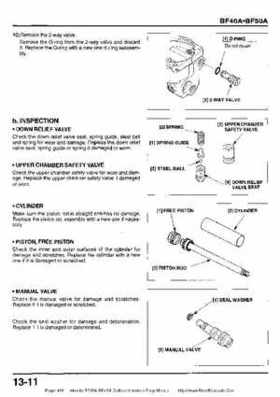 Honda BF35A-BF45A Outboard Motors Shop Manual., Page 410