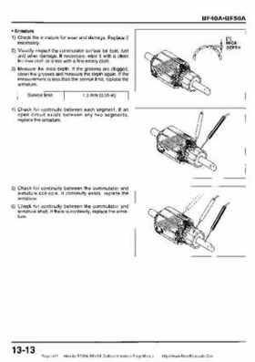 Honda BF35A-BF45A Outboard Motors Shop Manual., Page 412