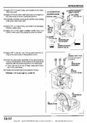 Honda BF35A-BF45A Outboard Motors Shop Manual., Page 416