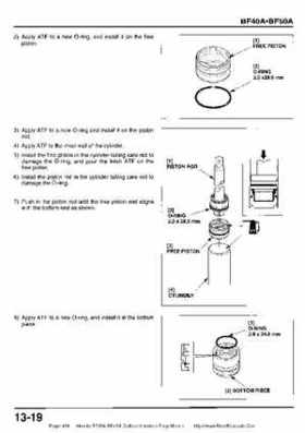 Honda BF35A-BF45A Outboard Motors Shop Manual., Page 418