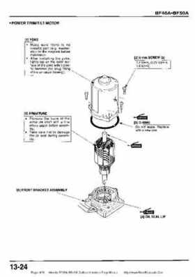 Honda BF35A-BF45A Outboard Motors Shop Manual., Page 423