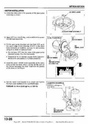 Honda BF35A-BF45A Outboard Motors Shop Manual., Page 425