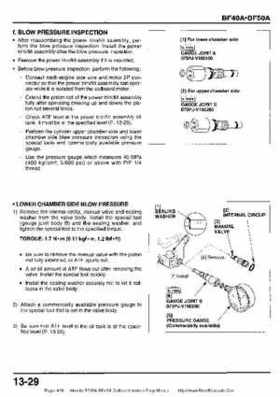 Honda BF35A-BF45A Outboard Motors Shop Manual., Page 428