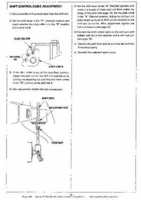 Honda BF35A-BF45A Outboard Motors Shop Manual., Page 446