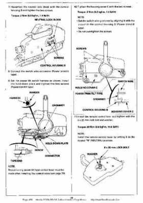 Honda BF35A-BF45A Outboard Motors Shop Manual., Page 450