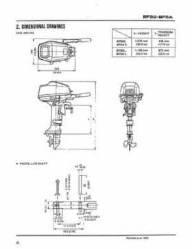 Honda BF50 (5HP), BF5A Outboard Motors Shop Manual 2014, Page 6
