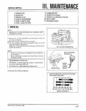 Honda BF50 (5HP), BF5A Outboard Motors Shop Manual 2014, Page 19