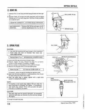 Honda BF50 (5HP), BF5A Outboard Motors Shop Manual 2014, Page 20